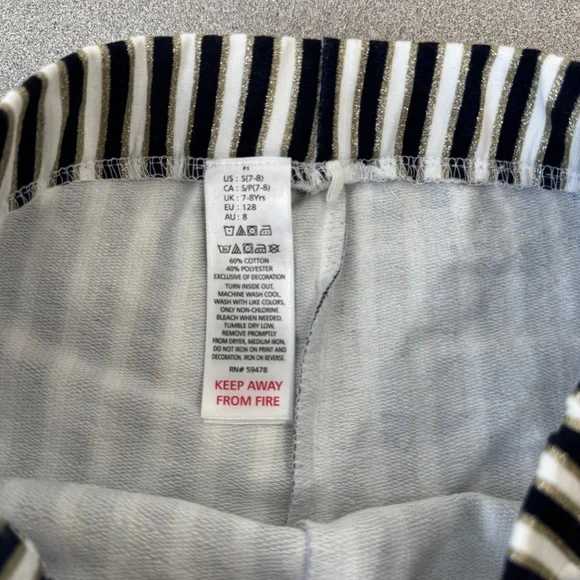 Girls Striped Shorts - Picture 5 of 7